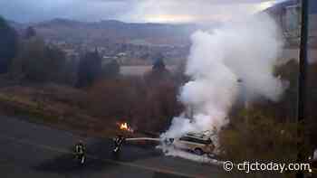 Kamloops Fire Rescue snuffs out car fire along Battle Street West - CFJC Today Kamloops