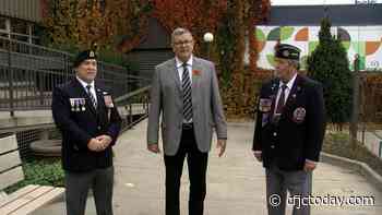 Kamloops Legion, ANAVETS present mayor with first poppy of 2021 campaign - CFJC Today Kamloops
