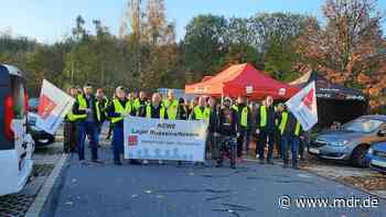 Streiks beim Rewe-Lager in Nossen und bei Metro in Dresden - MDR