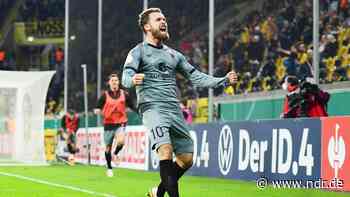 DFB-Pokal: Buchtmanns Siegtreffer in Dresden - NDR.de