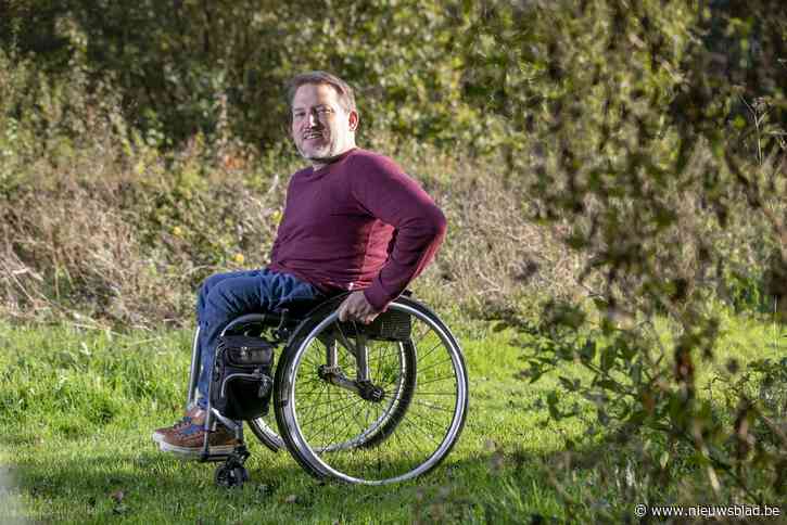 Mario rijdt 300 kilometer van Limburg tot de kust met rolstoel: “Regen? Daar ga ik mij echt niet door laten tegenhouden”
