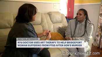 Bridgeport woman with PTSD explores creative arts therapy with help of NYU doctor - News 12 Bronx