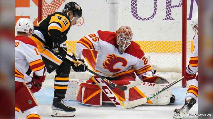 Markstrom records another shutout, Flames top Penguins 4-0