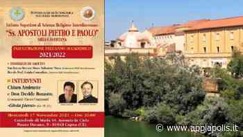 INAUGURAZIONE NUOVO ANNO ACCADEMICO ISSR CAPUA, PRESENTI CHIARA AMIRANTE E DON DAVIDE BANZATO - Appia Polis