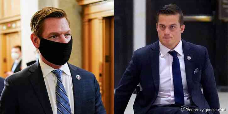 Democratic Rep. Eric Swalwell mocks GOP Rep. Madison Cawthorn for 'lying about getting into the Naval Academy'