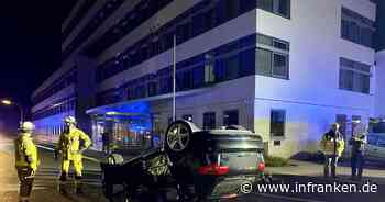 Kronach: Auweichversucht scheitert - Auto landet auf Dach