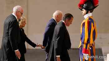 Biden has private audience with Pope Francis at the Vatican