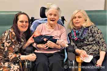 Eliana vervolledigt tweede viergeslacht voor Elisabeth (91)