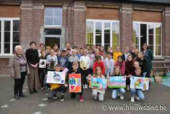 Heleen, Elisa, Vince en Klaas winnen tekenwedstrijd