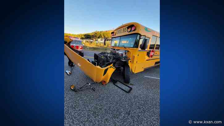 1 person flown to hospital after crash involving school bus on FM 1431 ...