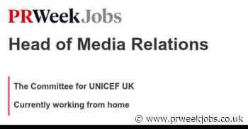 The Committee for UNICEF UK: Head of Media Relations