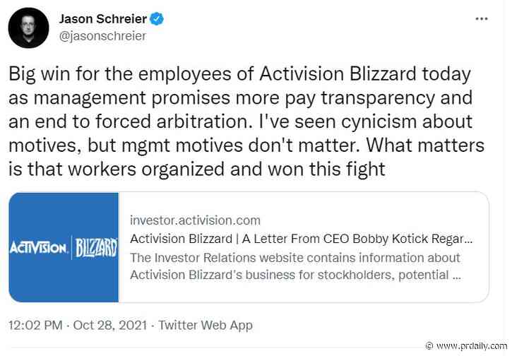 Blizzard CEO takes pay cut until DE&I goals are met, awareness tops goals for podcasters, and Facebook goes ‘meta’