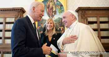 Footage Emerges of Biden Telling the Pope Bizarre Jokes During Their Highly Anticipated Meeting