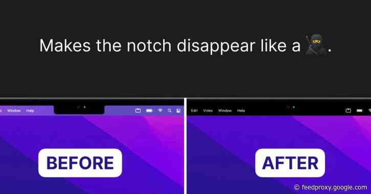 Hands-on: ‘Top Notch’ hides the new MacBook Pro’s notch, if that’s what you want