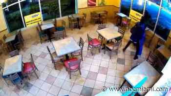 Attempting Robbery Caught on Camera Inside Florida Fast Food Restaurant