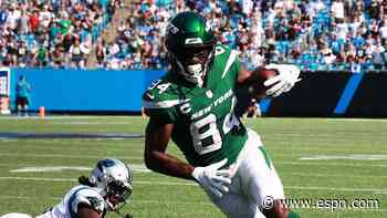 Jets WR Davis (hip) not expected to play Sunday