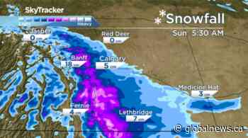 Calgary braces for snowy and cold end to October