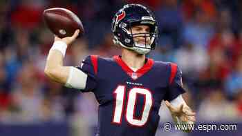 Mills to start for Texans; Taylor still not ready