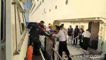 Malore per un passeggero della nave da crociera al largo di Bari: trasbordo con motovedetta - BariToday
