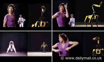 Boston Dynamic's Spot robot mimics Mick Jagger's dance moves from The Rolling Stones' 'Start me up'