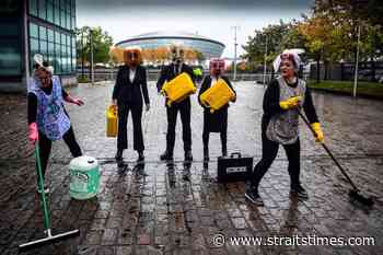Smoke bombs, floods and coronavirus fears as Glasgow readies for COP26 - The Straits Times