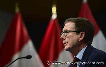Bank of Canada ends quantitative easing, leaves interest rates untouched – Comox Valley Record - Comox Valley Record