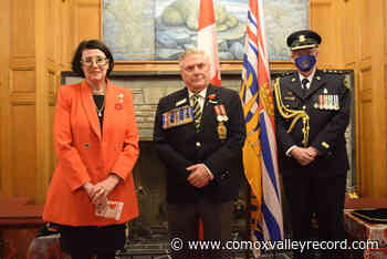VIDEO: First pin presented as Legion kicks off 100th poppy campaign – Comox Valley Record - Comox Valley Record