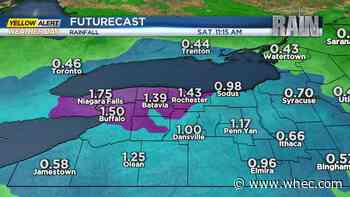 Yellow Alert: Period of heavy rain tonight