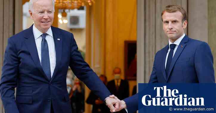 Biden admits to Macron the US was ‘clumsy’ in Aukus submarine deal