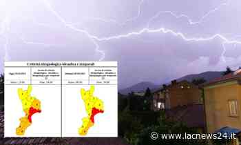 Emergenza meteo - Maltempo Calabria, sale l’allerta e le scuole chiudono: rossa la fascia ionica tra Crotone e Catanzaro - LIVE - LaC news24