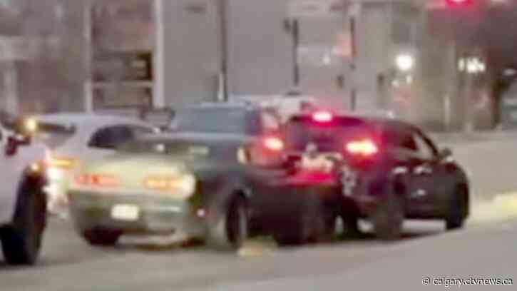 Road rage caught on tape on Centre Street N.W.