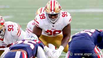 49ers DT Kinlaw has knee surgery, season over