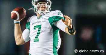 Alouettes look for 5th straight win, playoff clinch, in clash with Roughriders