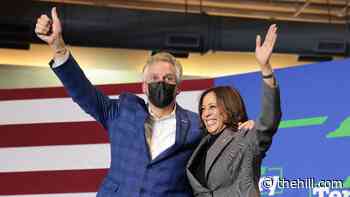 Harris makes a final pitch for McAuliffe