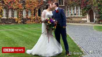 Coventry paramedics enjoy wedding won after Covid delay - BBC News