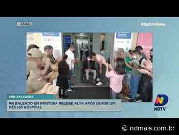 Policial baleado em ocorrência em Imbituba recebe alta após quase um mês no hospital - ND Mais