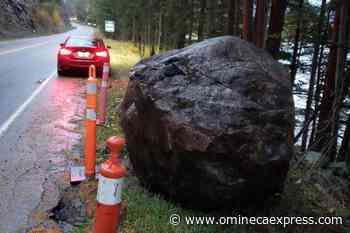 'Sasquatch Egg' boulder crashes onto Highway 7 near Harrison Mills – Vanderhoof Omineca Express - Omineca Express