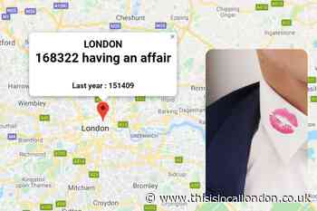 Bromley has highest number of affairs in London