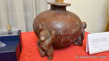 Mexico recovers three ancient artifacts from Italy