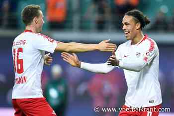 🎥 Zo kan het ook: Poulsen scoort met achterwerk voor RB Leipzig