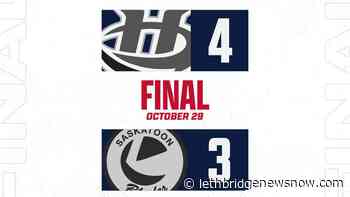 Hurricanes win nailbiter over Blades 4-3 - Lethbridge News Now