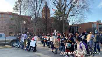 Families rally for justice outside jail at center of inmate death scandal