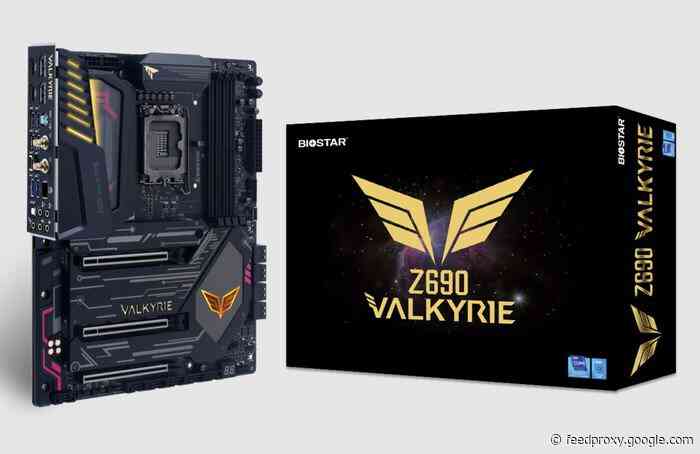 BIOSTAR Z690 motherboard range for Intel 12th gen processors