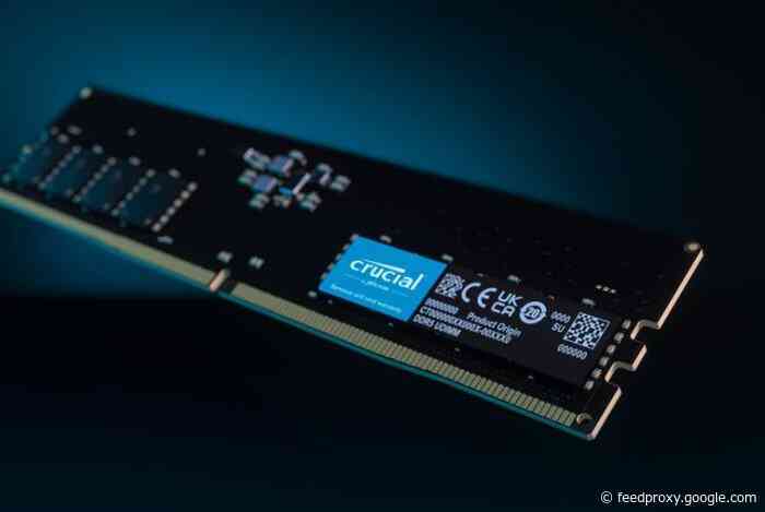 Micron Crucial DDR5 desktop PC memory launches