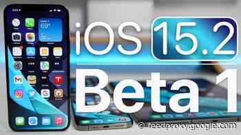 iOS 15.2 beta 1 shown off on video