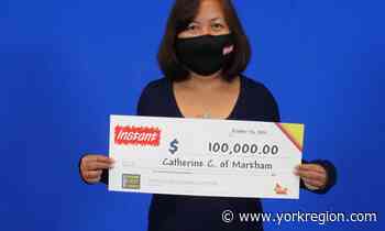 PSW from Markham wins $100K with OLG's Instant Boom Multiplier game - yorkregion.com