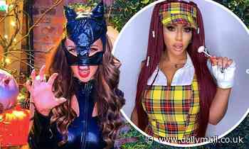 Charlotte Dawson channels a sexy Catwoman for Halloween - Daily Mail