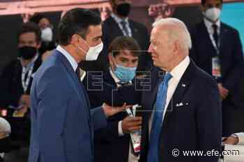 Sánchez y Biden conversan al inicio del plenario de la cumbre del G20 - Agencia EFE