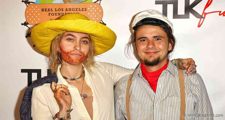 Paris Jackson Dresses as Vincent Van Gogh for Halloween Party with Brother Prince
