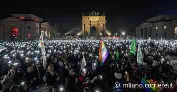 Milano, ddl Zan: «in 10 mila all’Arco della Pace» contro lo stop del Senato. «Parlamento scollato dal Paese» - Corriere della Sera